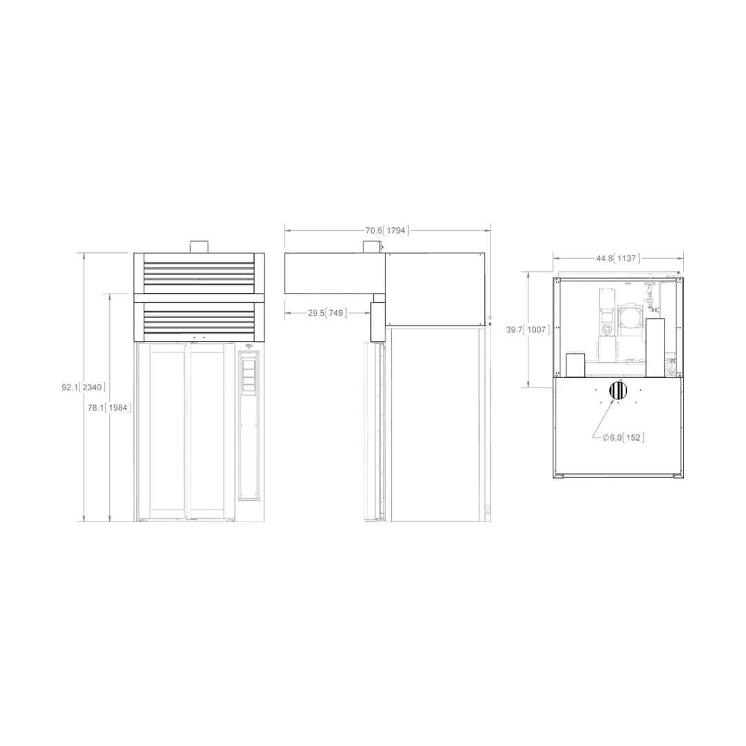 LBC Bakery LMO-MAX-HOOD Exhaust Hood for LMO-MAX Ovens, Oven-Mount