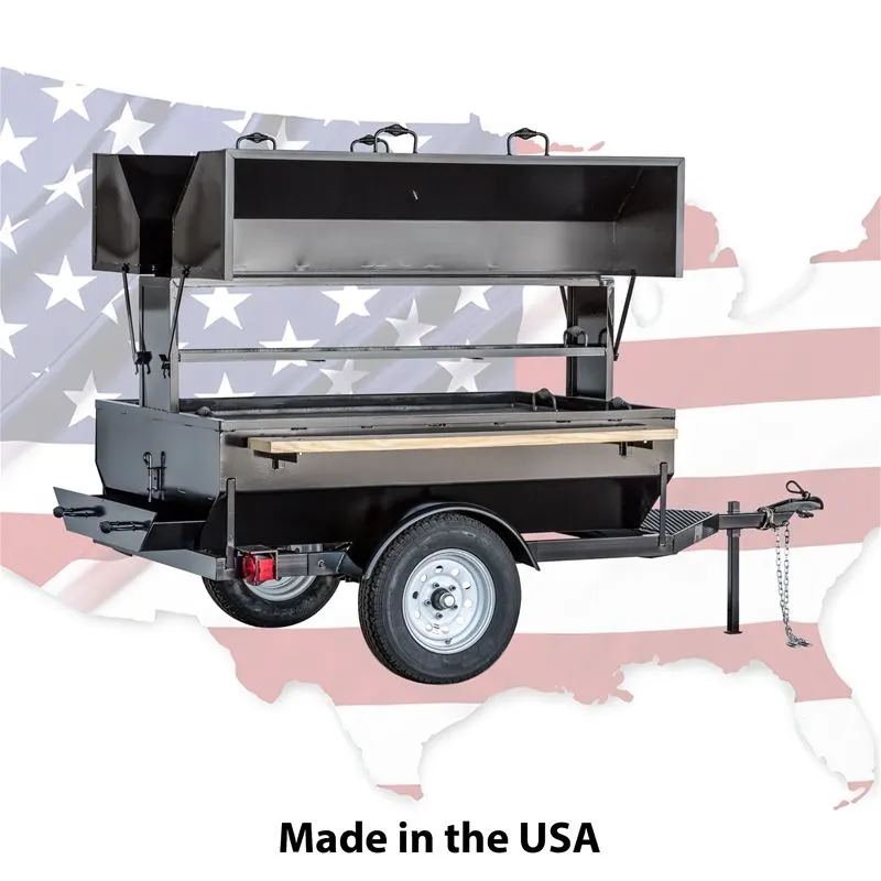 Big John Grills 6DDG COMBO Trailer Outdoor Charbroiler