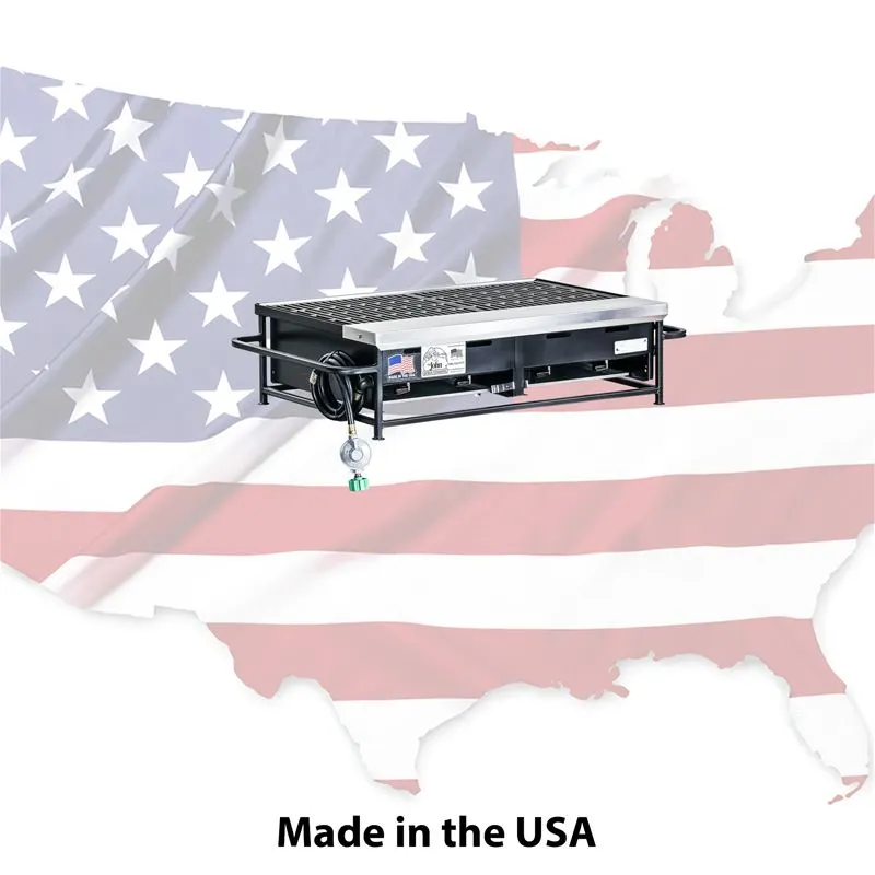 Big John Grills A2P-LPCI Outdoor Portable Griddle