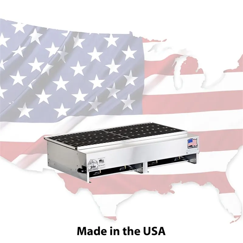 Big John Grills A2TS-LPCI Countertop Gas Charbroiler