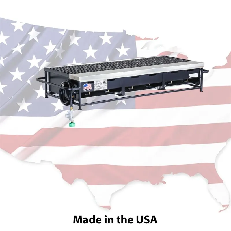 Big John Grills A3P-LPCI Outdoor Portable Griddle