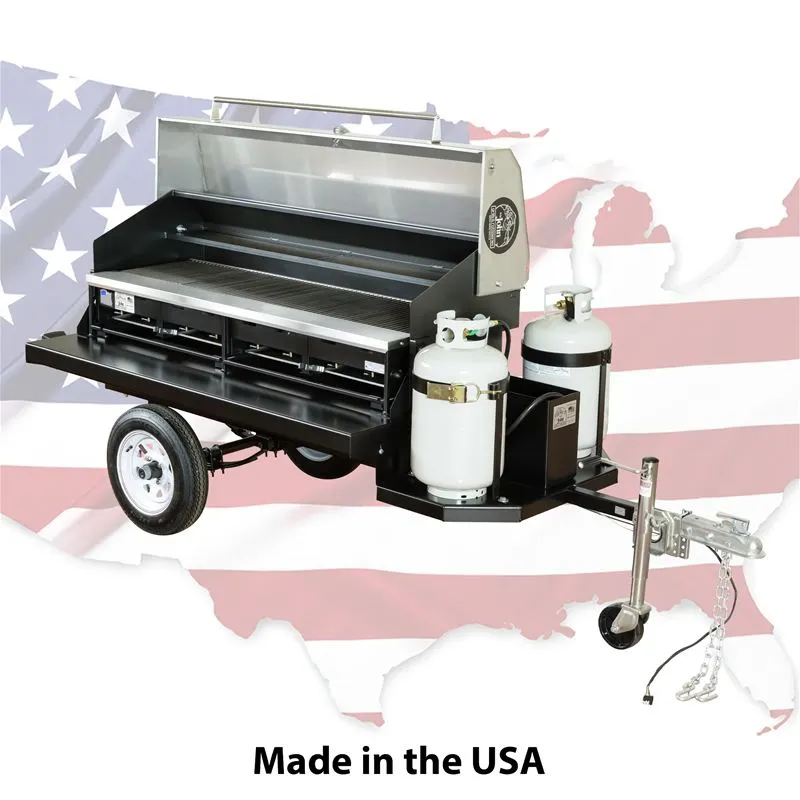 Big John Grills TRAIL BOSS I Trailer Outdoor Charbroiler