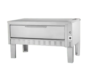 Zesto 315SS 72" Single-Deck Gas Oven w/ 1-1/2" Stone Hearth, 102,000 BTU, Space Saver