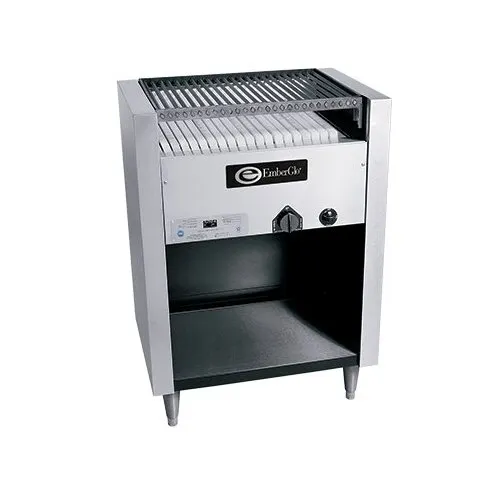 EmberGlo 31NF-NAT-5020604 26" Floor Model NAT Gas Radiant Charbroiler w/ (8) Burners , 60.400 BTU
