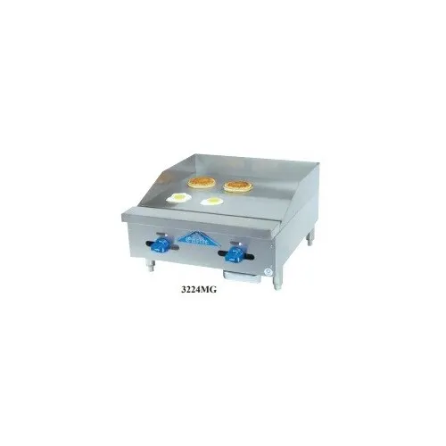 Comstock-Castle 3224MG 24" Countertop Gas Griddle with Manual Control, 1" Steel Plate, 50.000 BTU