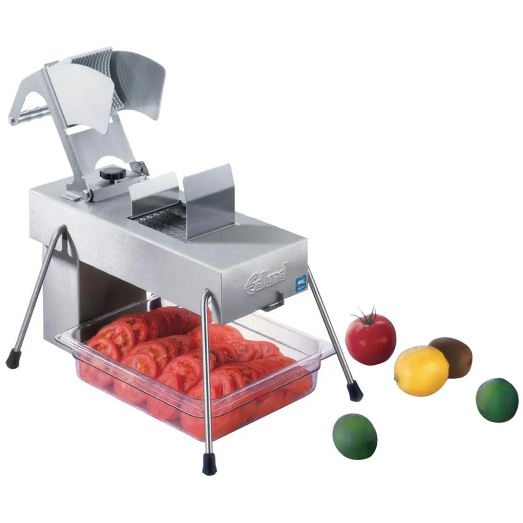 Edlund 356/115V Food Slicer – Dual 3/16" Serrated Blade, Aluminum & Stainless Steel, 115V 60Hz 1-Phase