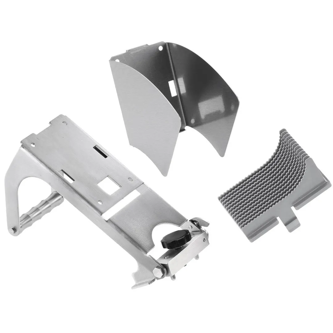 Edlund 358/115V Tomato Slicer, 3/8" Serrated Blade, Stainless Steel & Aluminum, Electric 115V