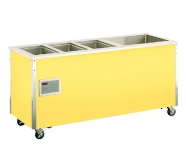 Vollrath 37091 74" 4-Series Signature Server® Stainless Steel Countertop with Hot/Cold Food Station