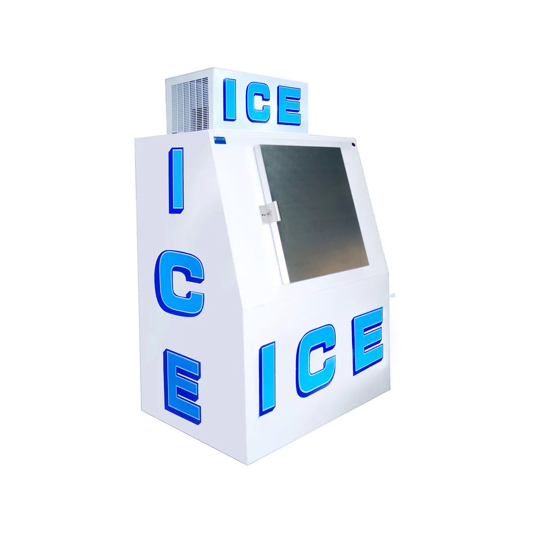 Polar Temp 380CW 48" Outdoor Ice Merchandiser w/ Solid Door, Cold Wall, 38 cu. ft.