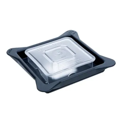 Blendtec 40-303-SRV (Vgripperlid) Vented Gripper Soft Lid, Square Clear Insert