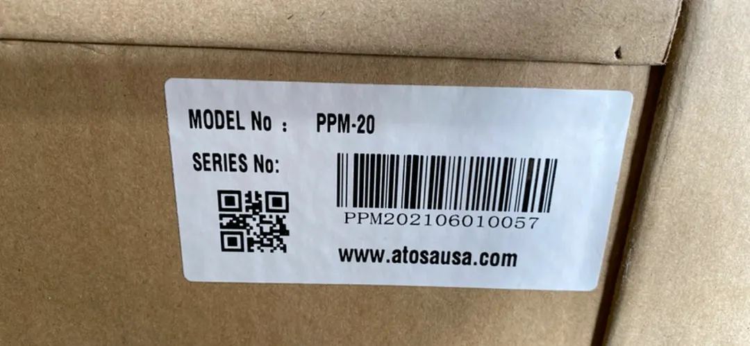 Atosa USA PPM-20 Floor Model Commercial Planetary Mixer, 21 qt. Capacity, 3-Speed - Open box