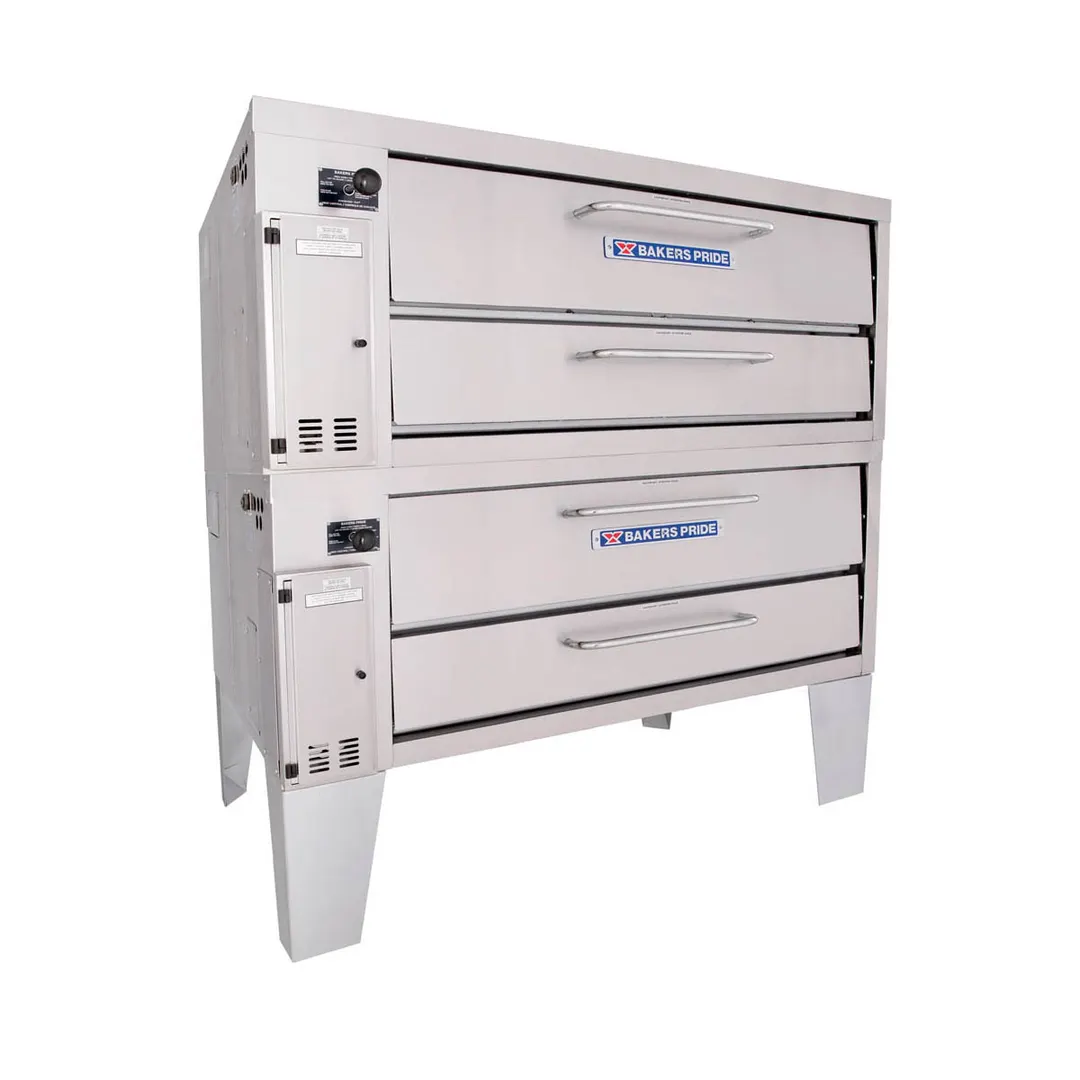 Bakers Pride 452 66" Gas Pizza Deck Oven, Double Deck
