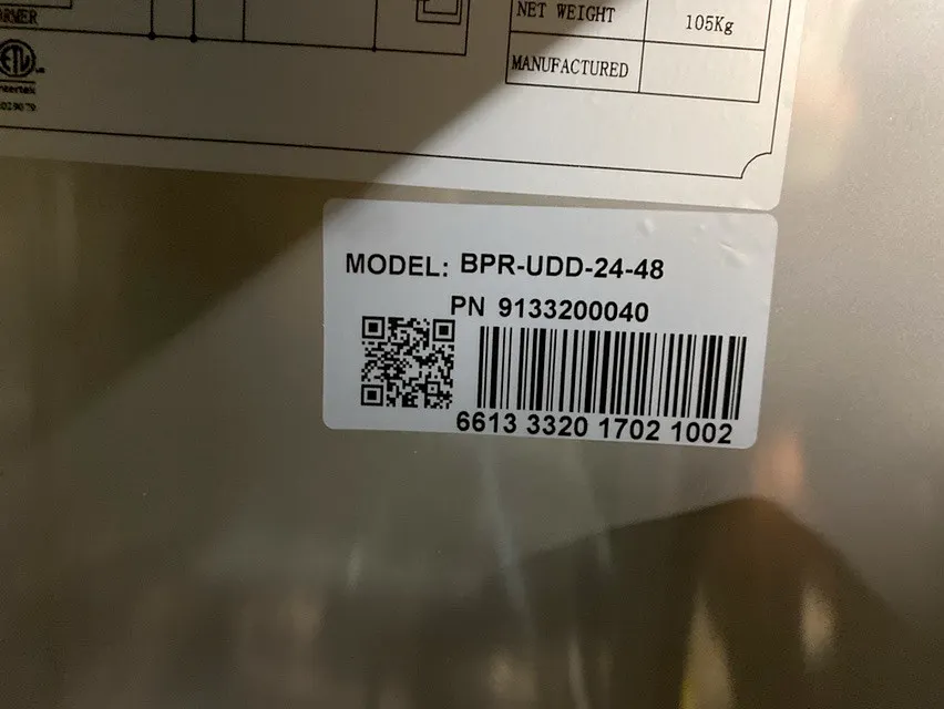 Eagle Group BPR-UDD-24-48 (IMPORTED) BlendPort® Draft Beer Dispenser, 2 Keg - Open box