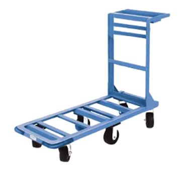 Winholt 550HD 18x51 Utility Platform Truck, 700 lbs, Steel Frame, Blue, Rubber Wheels