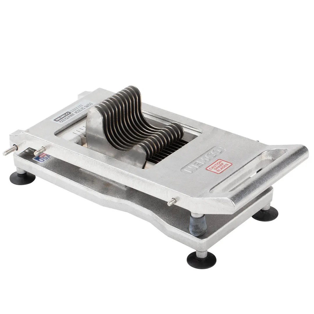 Nemco 56610A-2 Manual Roma Tomato Slicer with 1/4" Slice and Scalloped Blade