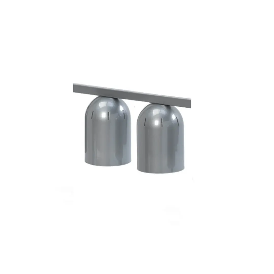 Nemco 6006-2 Heat Lamp, Single Row Suspension Bar, Chain Hung, 2 Bulb