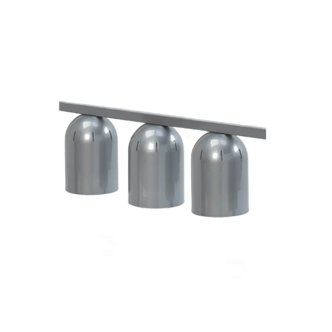 Nemco 6006-3 Heat Lamp, Single Row Suspension Bar, Chain Hung, 3 Bulb
