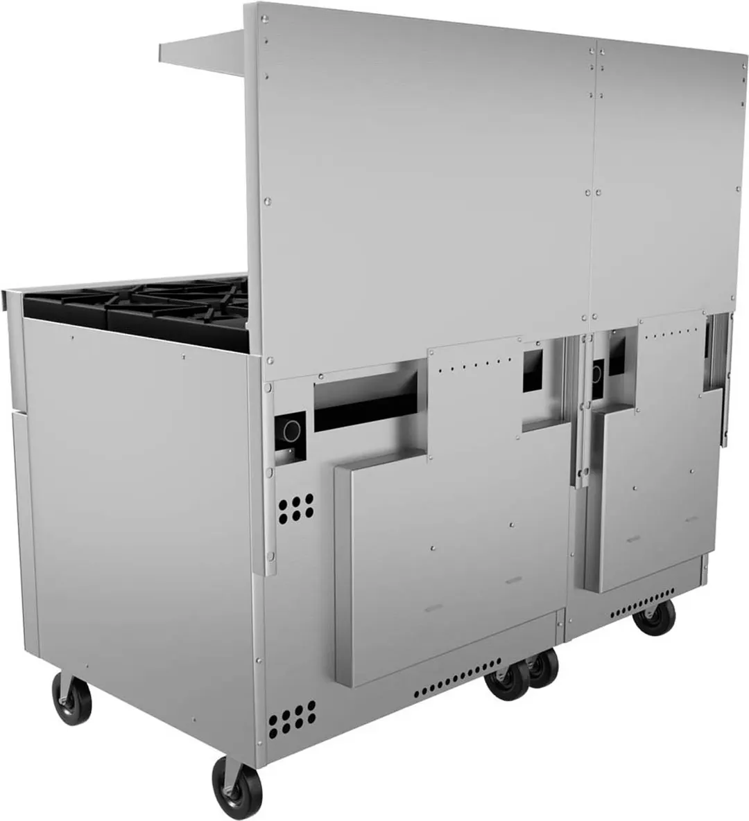 Vulcan 60SS-10BN 60" Natural Gas Restaurant Range w/ (10) Open Burners, (2) Standard Ovens, 358.000 BTU