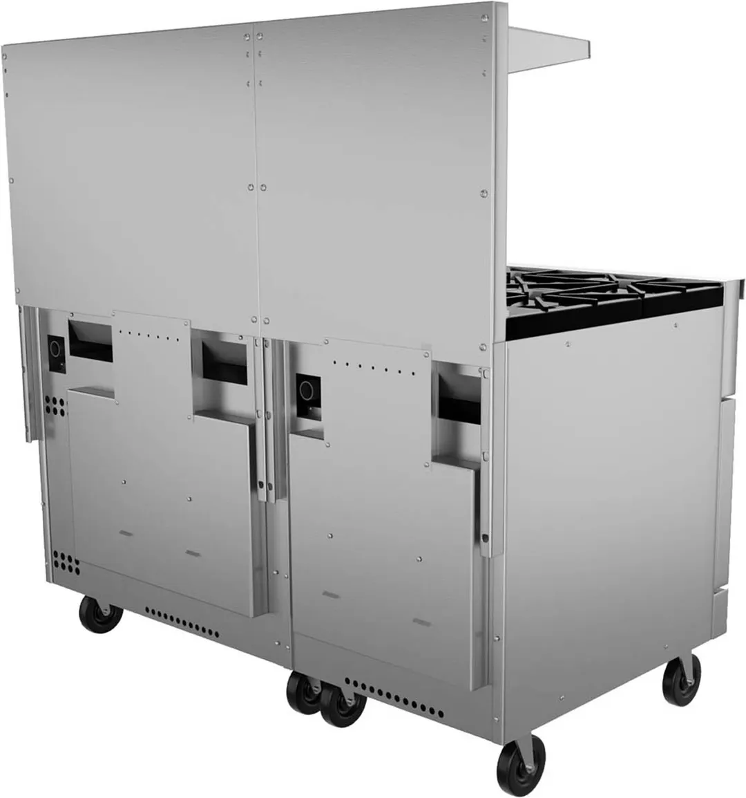 Vulcan 60SS-10BP 60" LP Gas Restaurant Range w/ (10) Open Burners, (2) Standard Ovens, 358.000 BTU