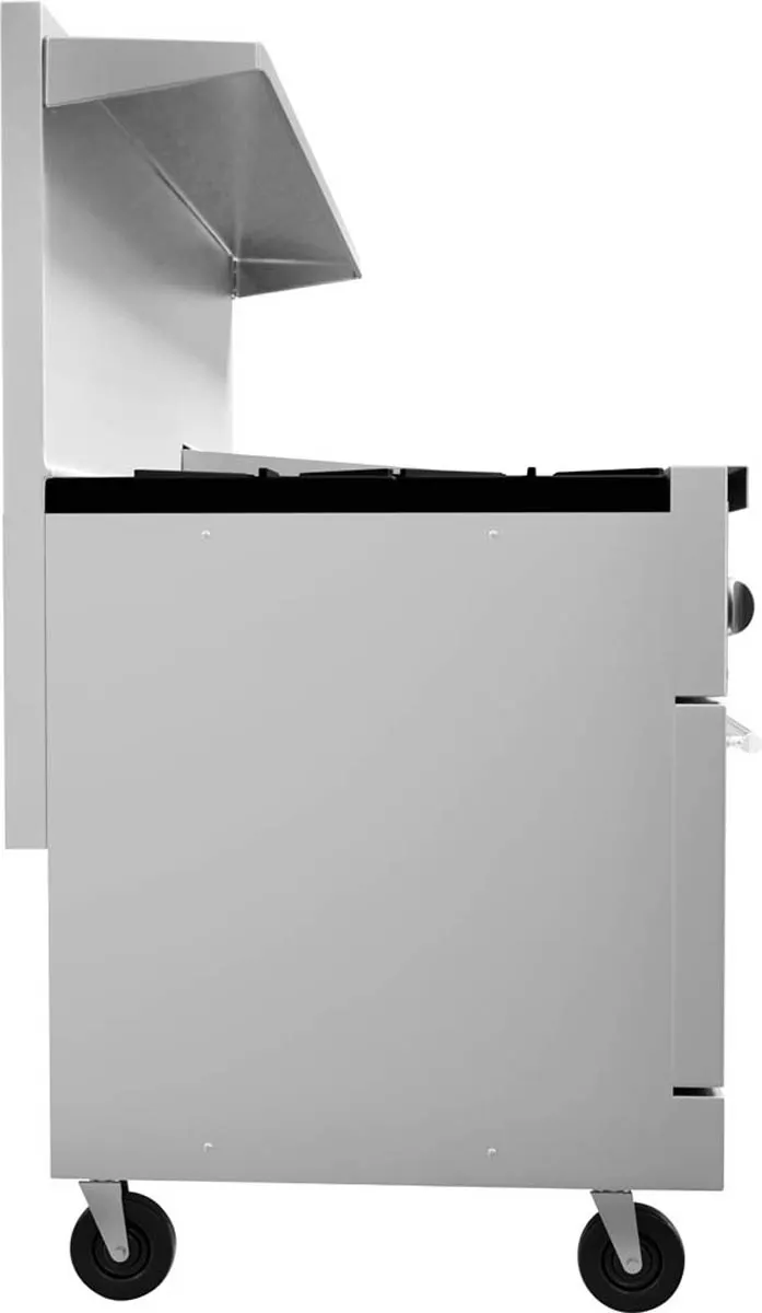 Vulcan 60SS-6B24GP 60" LP Gas Restaurant Range w/ (6) Open Burners, 24" Griddle Right, (2) Standard Ovens, 278.000 BTU