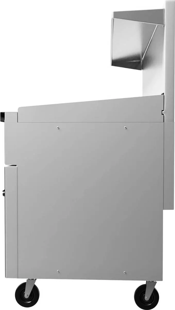 Vulcan 60SS-6B24GP 60" LP Gas Restaurant Range w/ (6) Open Burners, 24" Griddle Right, (2) Standard Ovens, 278.000 BTU