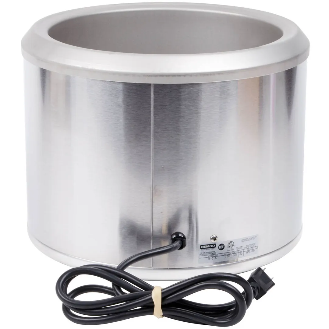 Nemco 6101A-220 Countertop Food Pan Warmer w/ 11-Qt. Capacity, Adjustable Thermostat