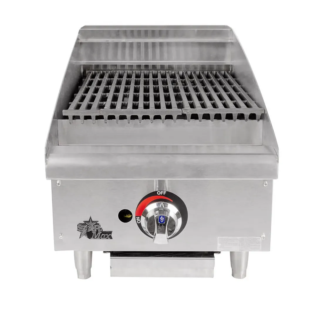 Star 6115RCBF 15" Countertop Gas Radiant Charbroiler w/ (1) Burner, 35.000 BTU