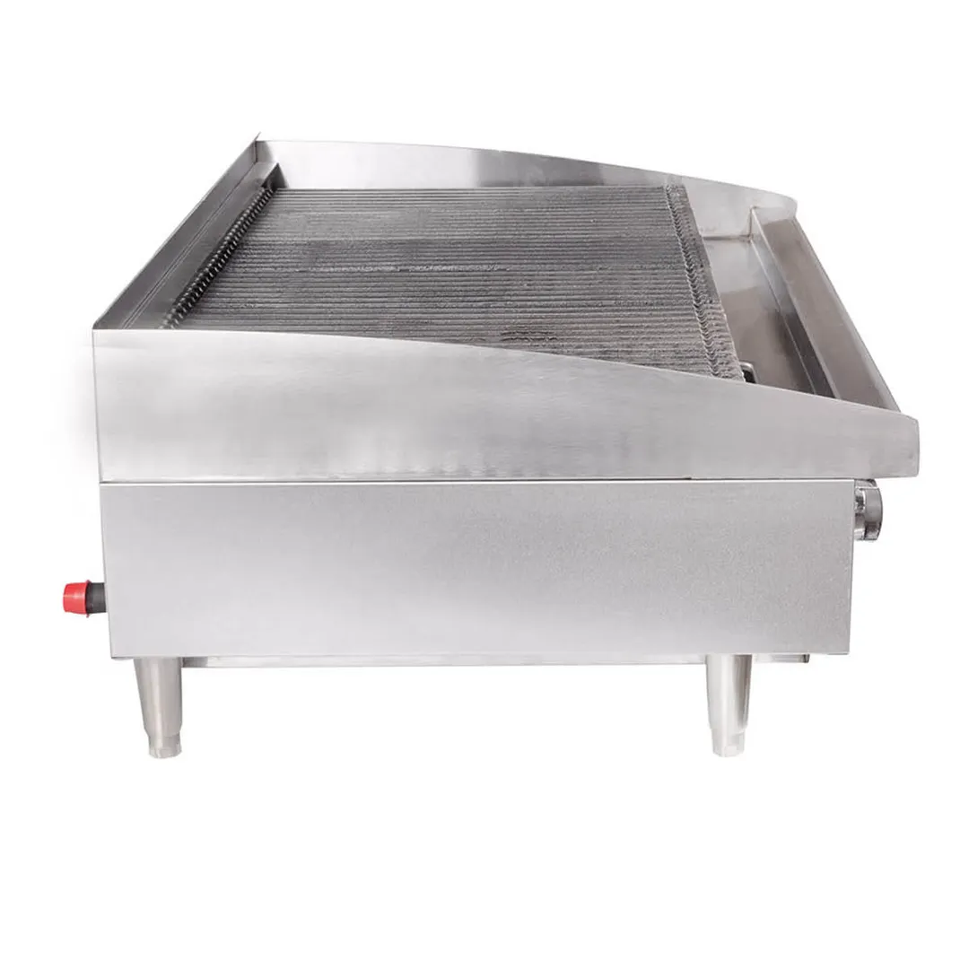 Star 6136RCBF 36" Countertop Gas Radiant Charbroiler w/ (3) Burners, 105.000 BTU