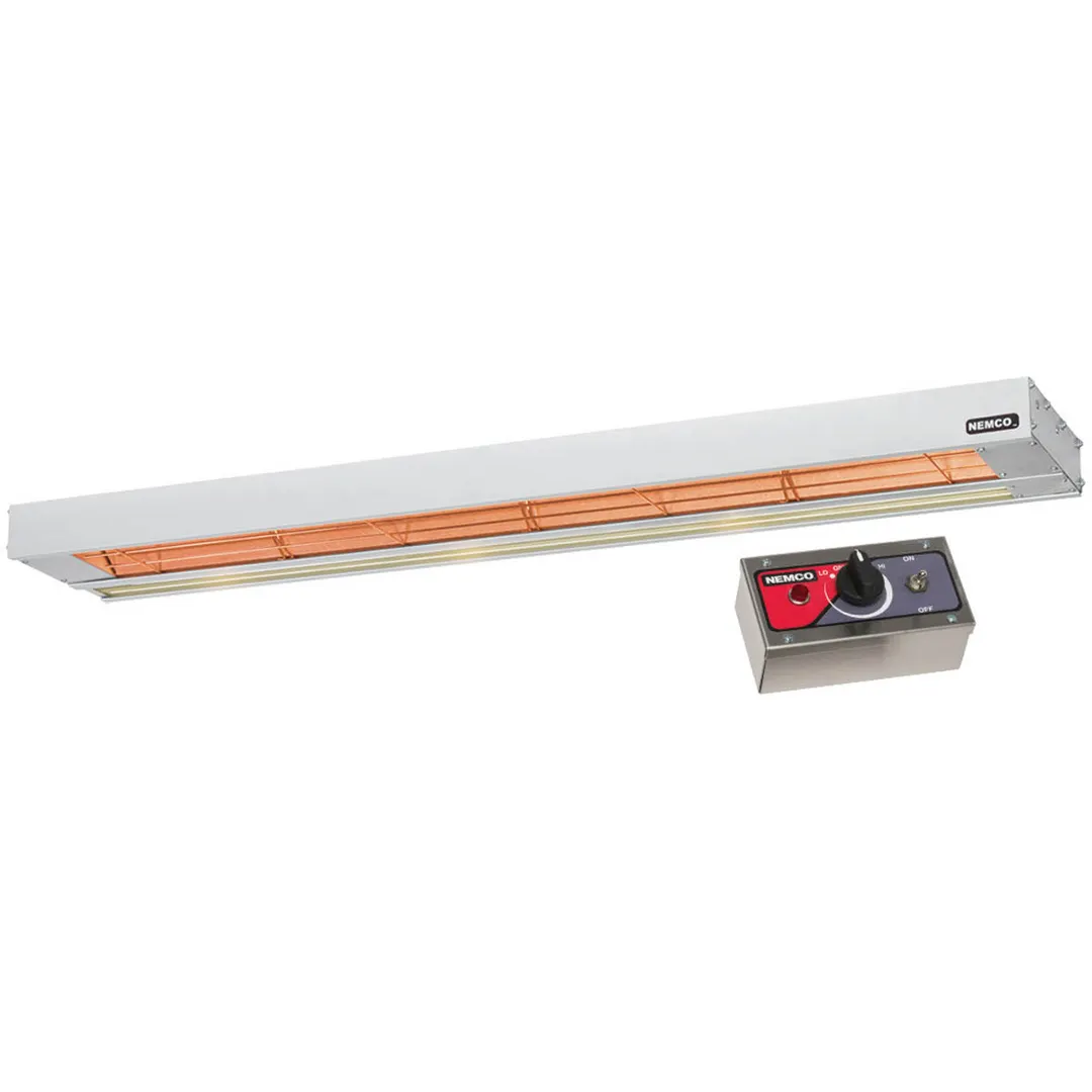Nemco 6155-24-208 Bar Heater, Remote-Controlled, Single, 24" X 6-3/4" X 2-3/4"