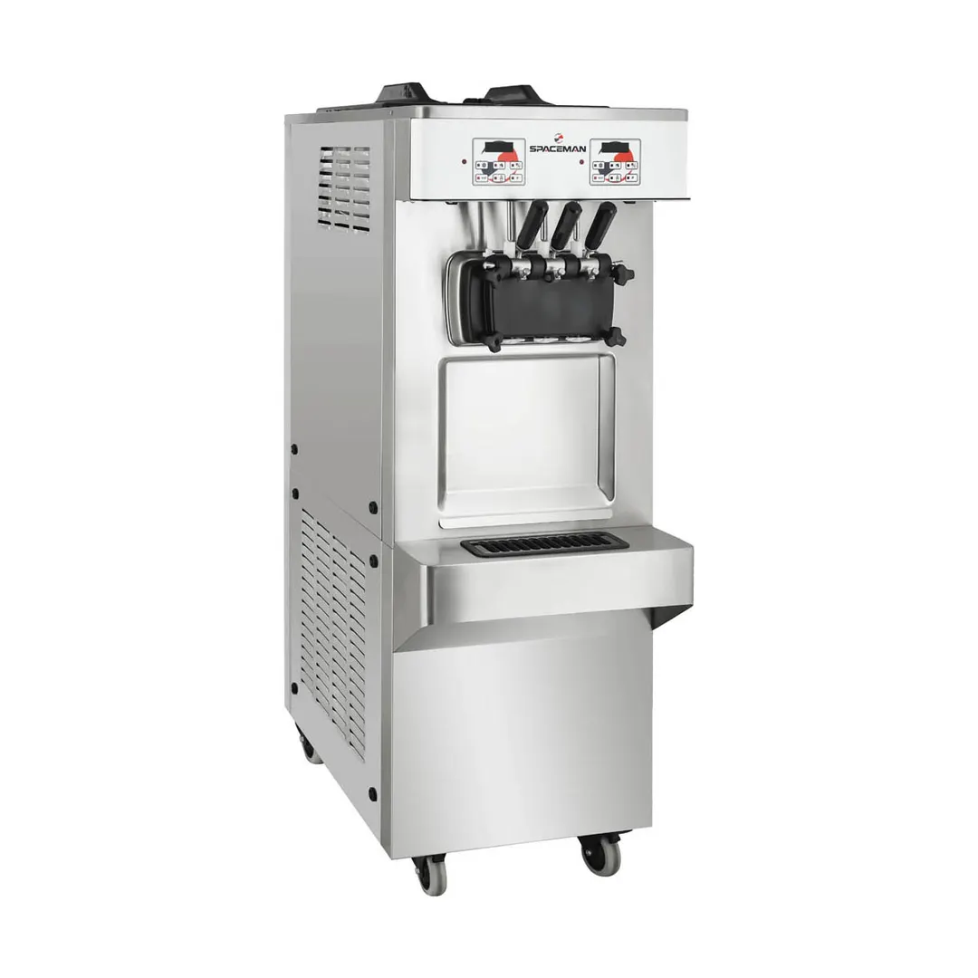 Spaceman 6378A-C Floor Model Two Flavor Soft-Serve Freezer, Pump Feed