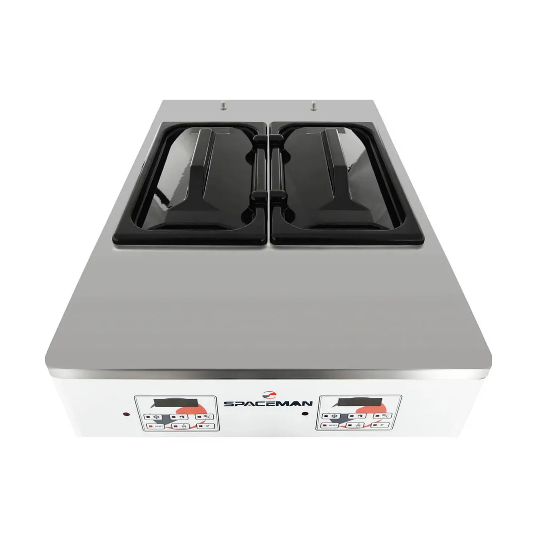 Spaceman 6378A-C Floor Model Two Flavor Soft-Serve Freezer, Pump Feed
