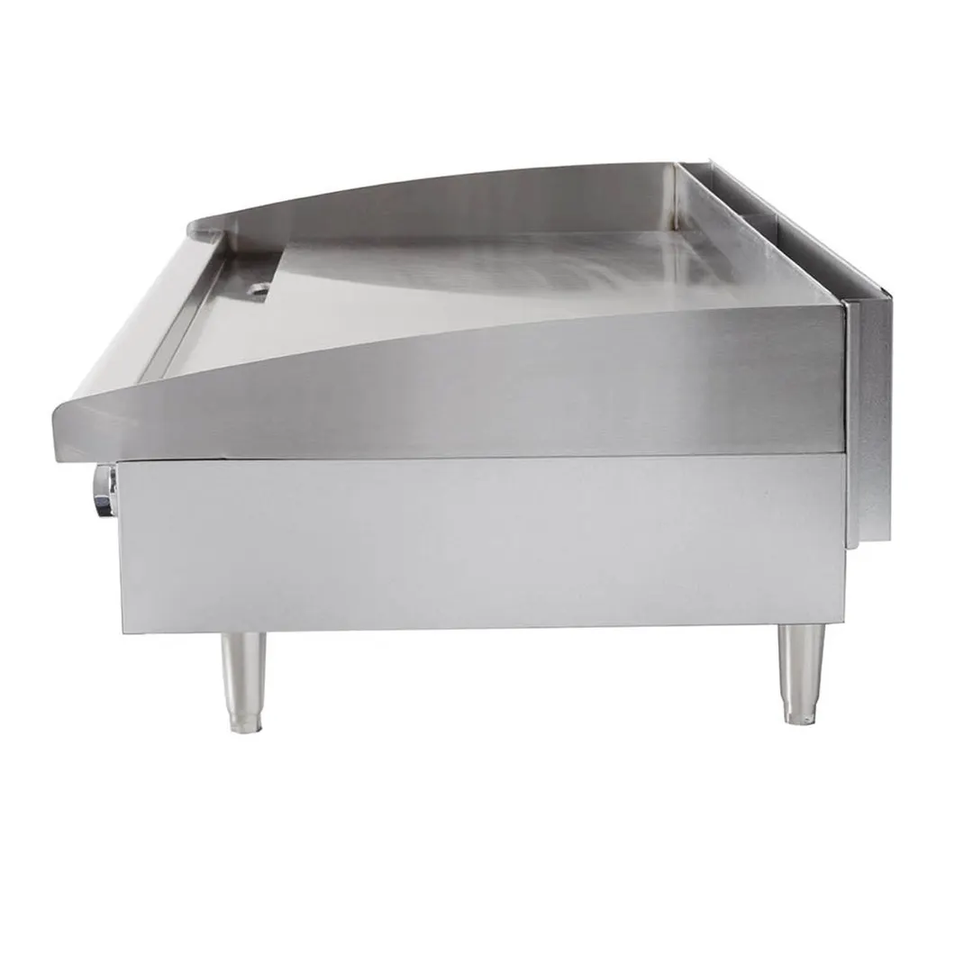 Star 648TF 48" Countertop Thermostatic Gas Griddle, 1" Steel Plate, 113.200 BTU