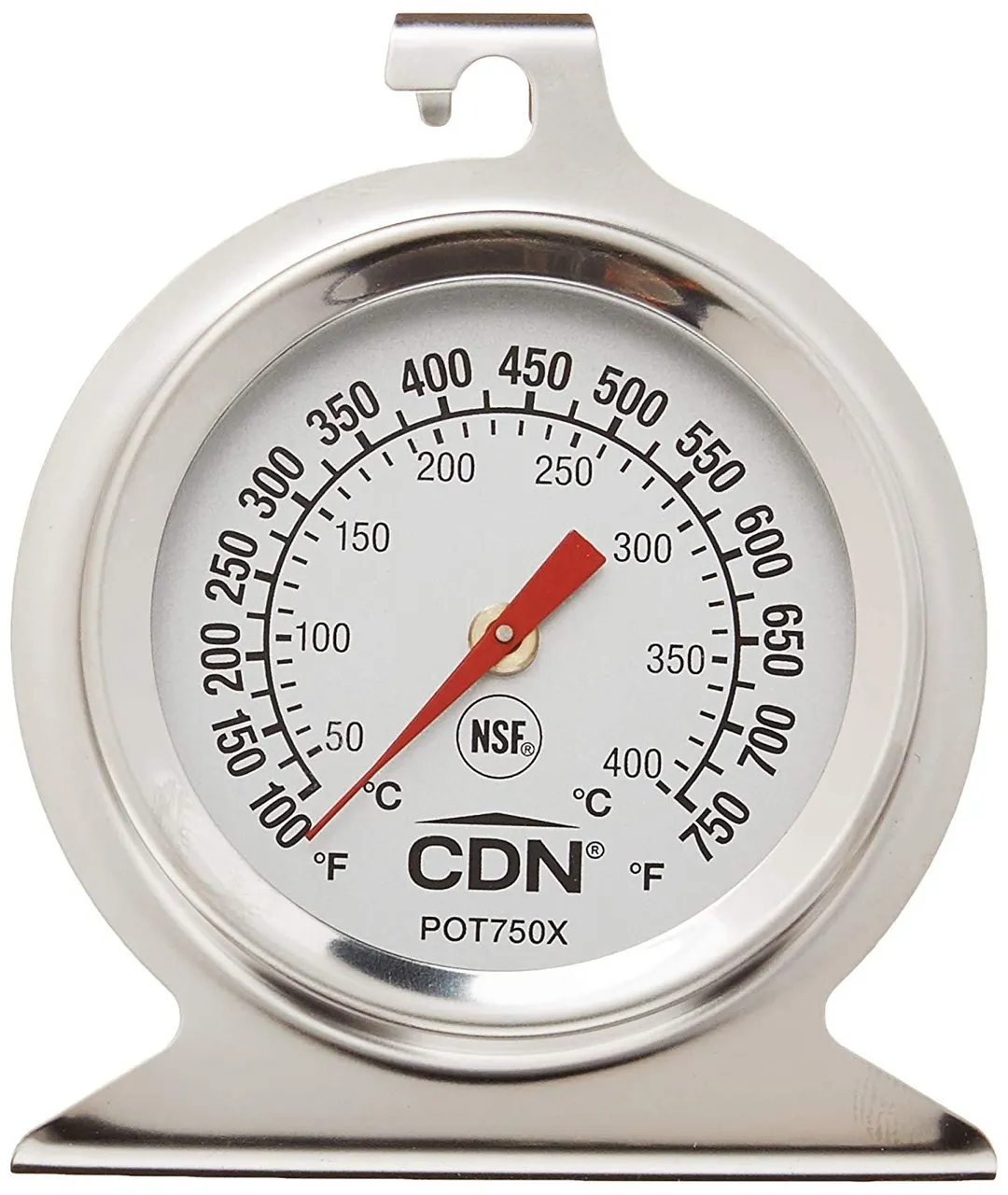 CDN POT750X ProcAccurate High Heat Ovenproof Thermometer,Stand/Hang
