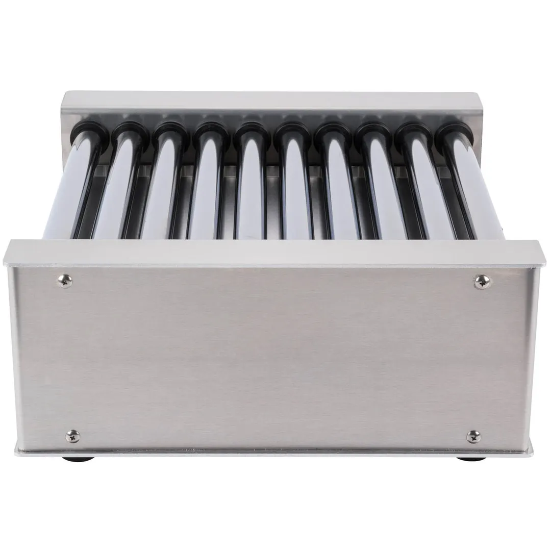 Nemco 8018-220 Roll-A-Grill® Hot Dog Grill, Roller-Type, (10) Chrome Rollers