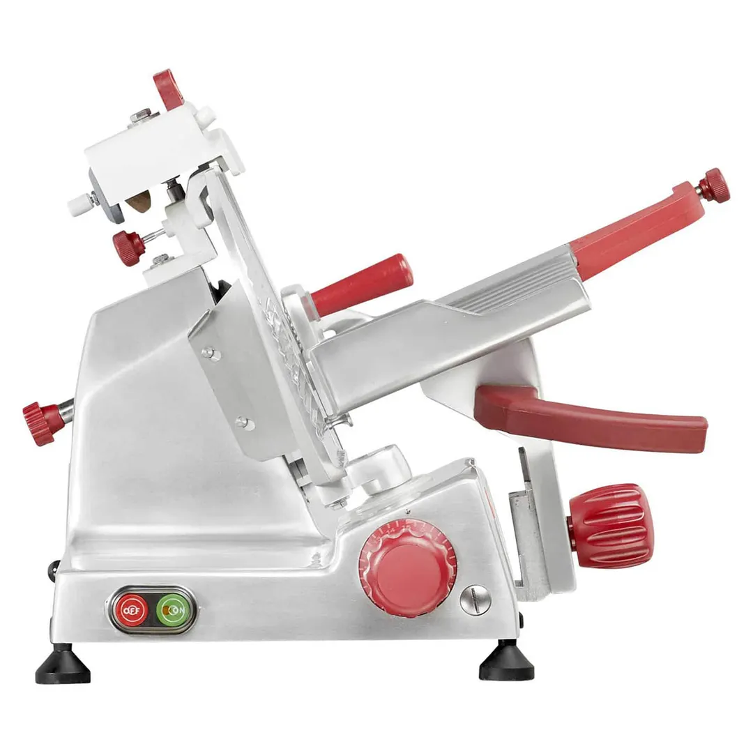 Berkel B9-SLC - 9" Manual Gravity Feed Meat Slicer, 1/4 HP 115V Belt Drive, Aluminum, 9" Knife, NSF Certified