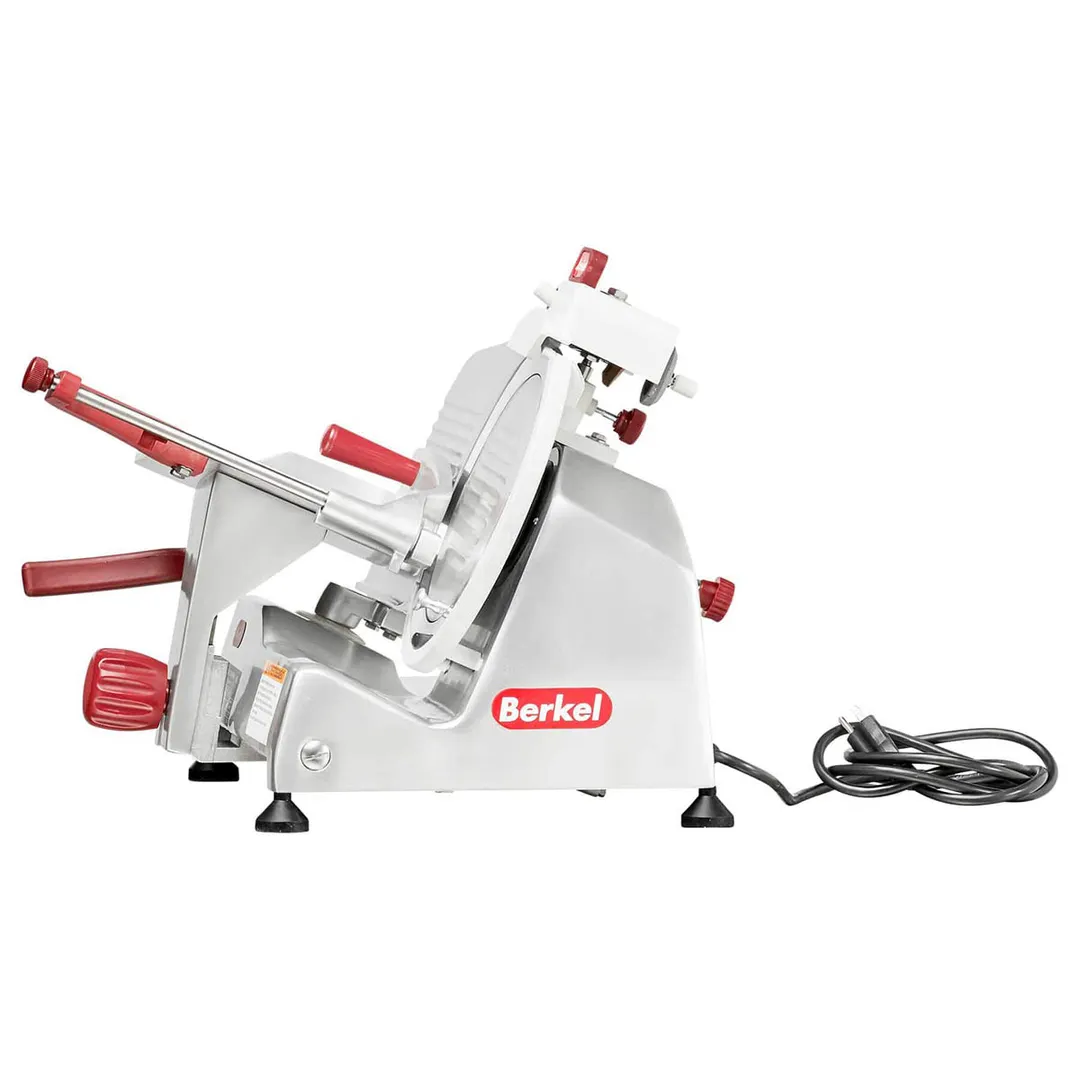 Berkel B9-SLC - 9" Manual Gravity Feed Meat Slicer, 1/4 HP 115V Belt Drive, Aluminum, 9" Knife, NSF Certified