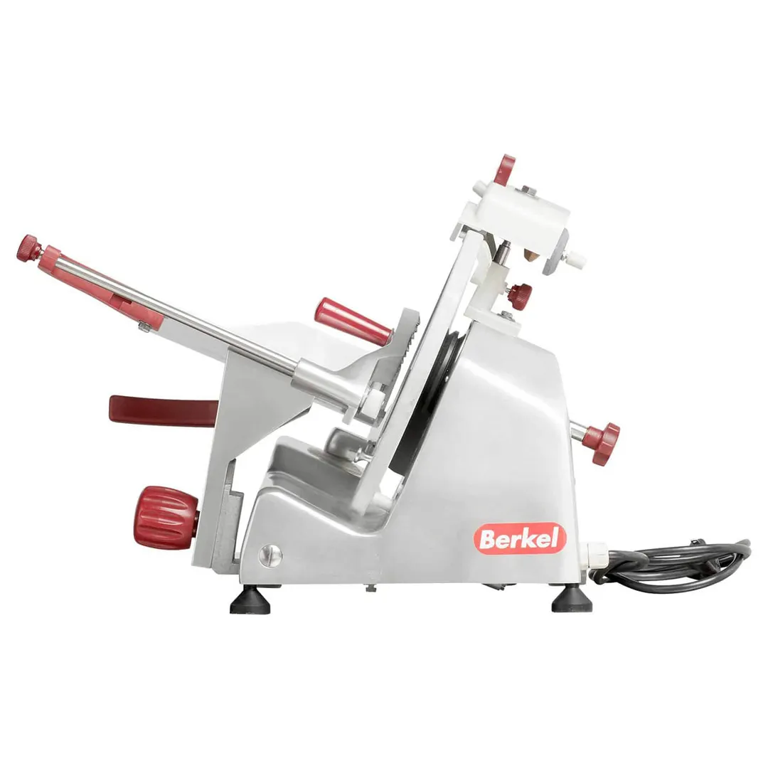 Berkel B10-SLC Feed Meat Slicer – 10” Carbon Steel Blade, 1/4 HP 115V, Stainless & Anodized Aluminum Finish, NSF Certified