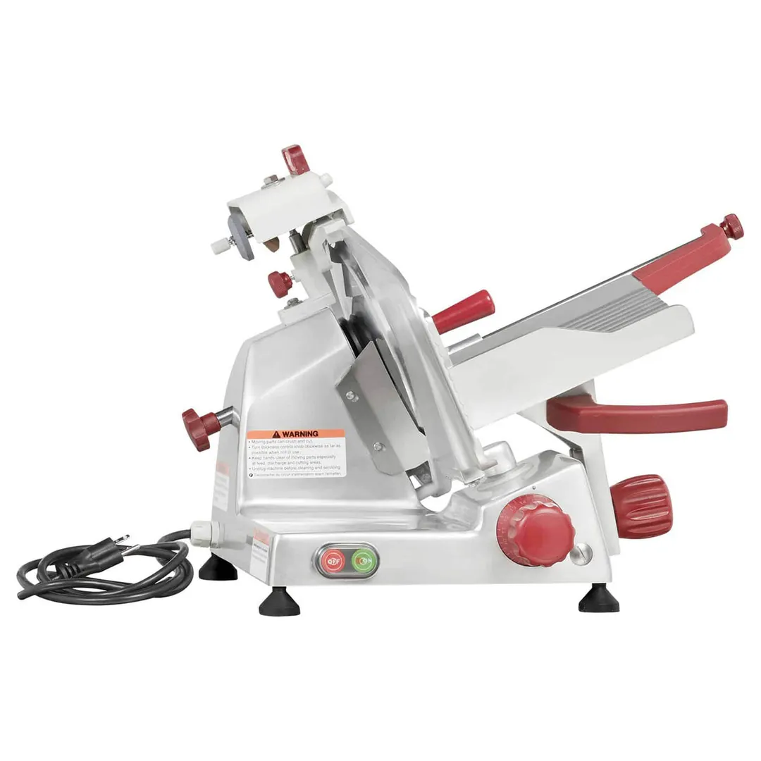 Berkel B10-SLC Feed Meat Slicer – 10” Carbon Steel Blade, 1/4 HP 115V, Stainless & Anodized Aluminum Finish, NSF Certified