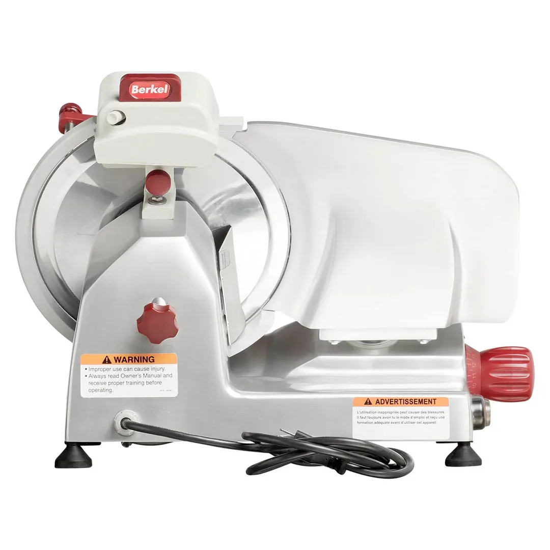 Berkel B10-SLC Feed Meat Slicer – 10” Carbon Steel Blade, 1/4 HP 115V, Stainless & Anodized Aluminum Finish, NSF Certified