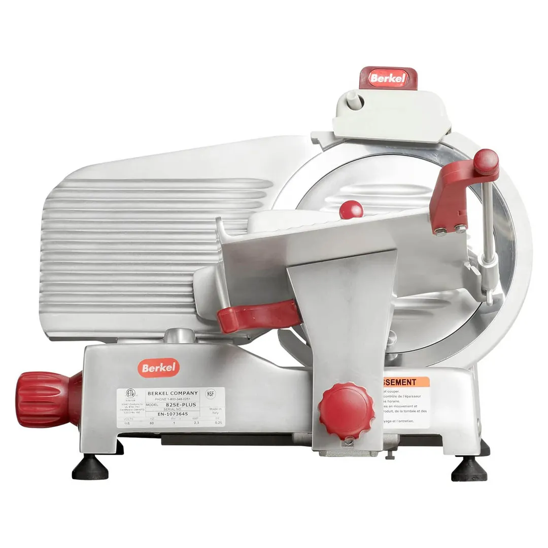 Berkel B10-SLC Feed Meat Slicer – 10” Carbon Steel Blade, 1/4 HP 115V, Stainless & Anodized Aluminum Finish, NSF Certified