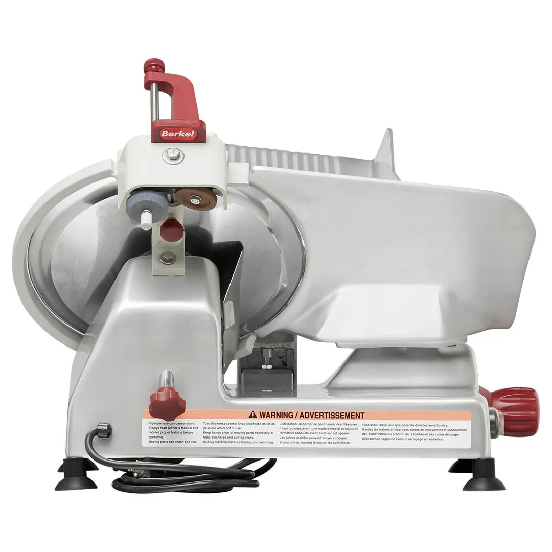 Berkel B12-SLC Manual Gravity-Feed Meat Slicer, 12" Hollow-Ground Chromium Blade, 1/2 HP 115V, Stainless Steel Aluminum