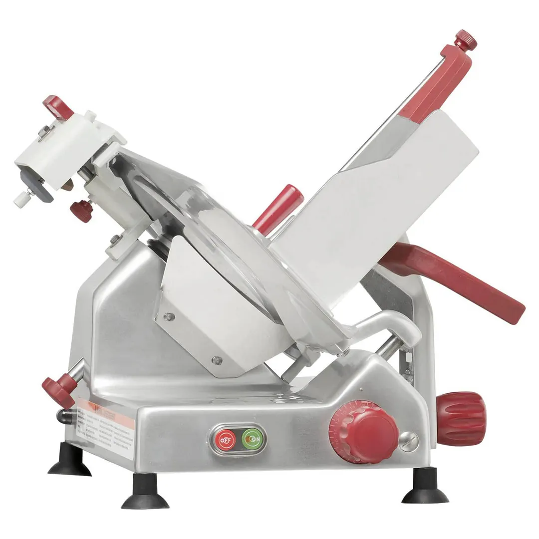 Berkel B12-SLC Manual Gravity-Feed Meat Slicer, 12" Hollow-Ground Chromium Blade, 1/2 HP 115V, Stainless Steel Aluminum