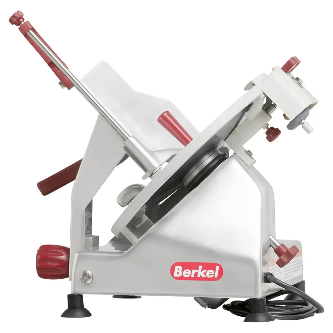 Berkel B12-SLC Manual Gravity-Feed Meat Slicer, 12" Hollow-Ground Chromium Blade, 1/2 HP 115V, Stainless Steel Aluminum