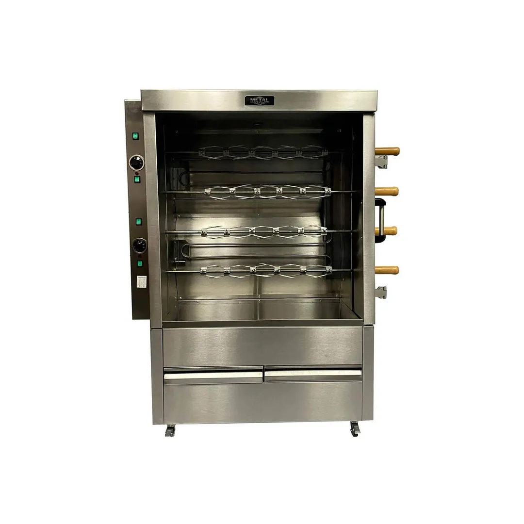 AMPTO FRE4VE Metal Supreme Electric Rotisserie Oven, 16 Chicken Capacity - Open box