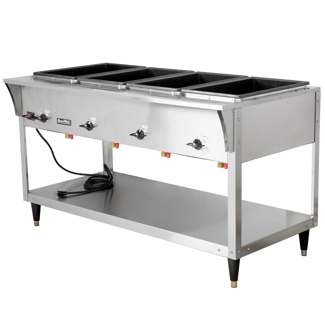 Vollrath 38219 76" 5-Well Electric Servewell® SL-Hot Food Table, Stainless Steel Construction - Open box