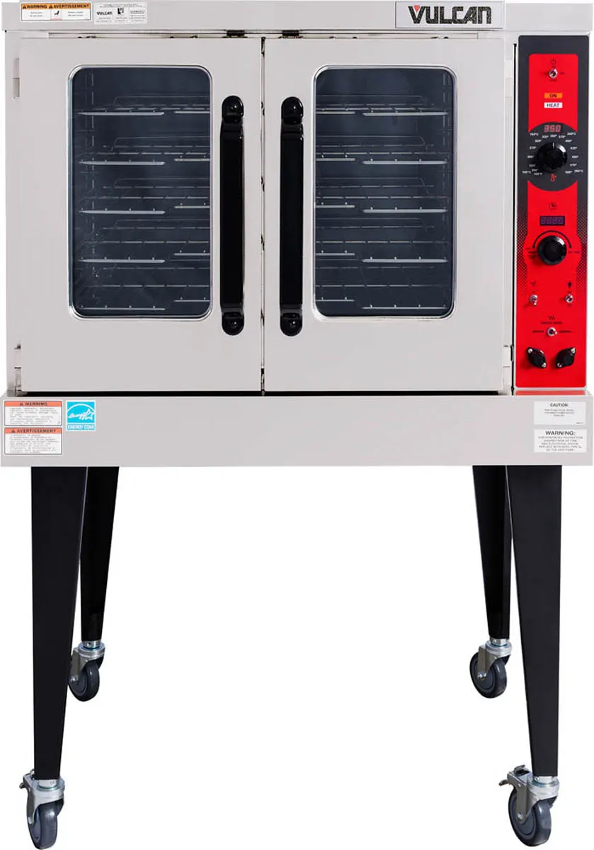 Vulcan VC5ED Single Deck Full Size Electric Convection Oven with Solid State Controls - Open box