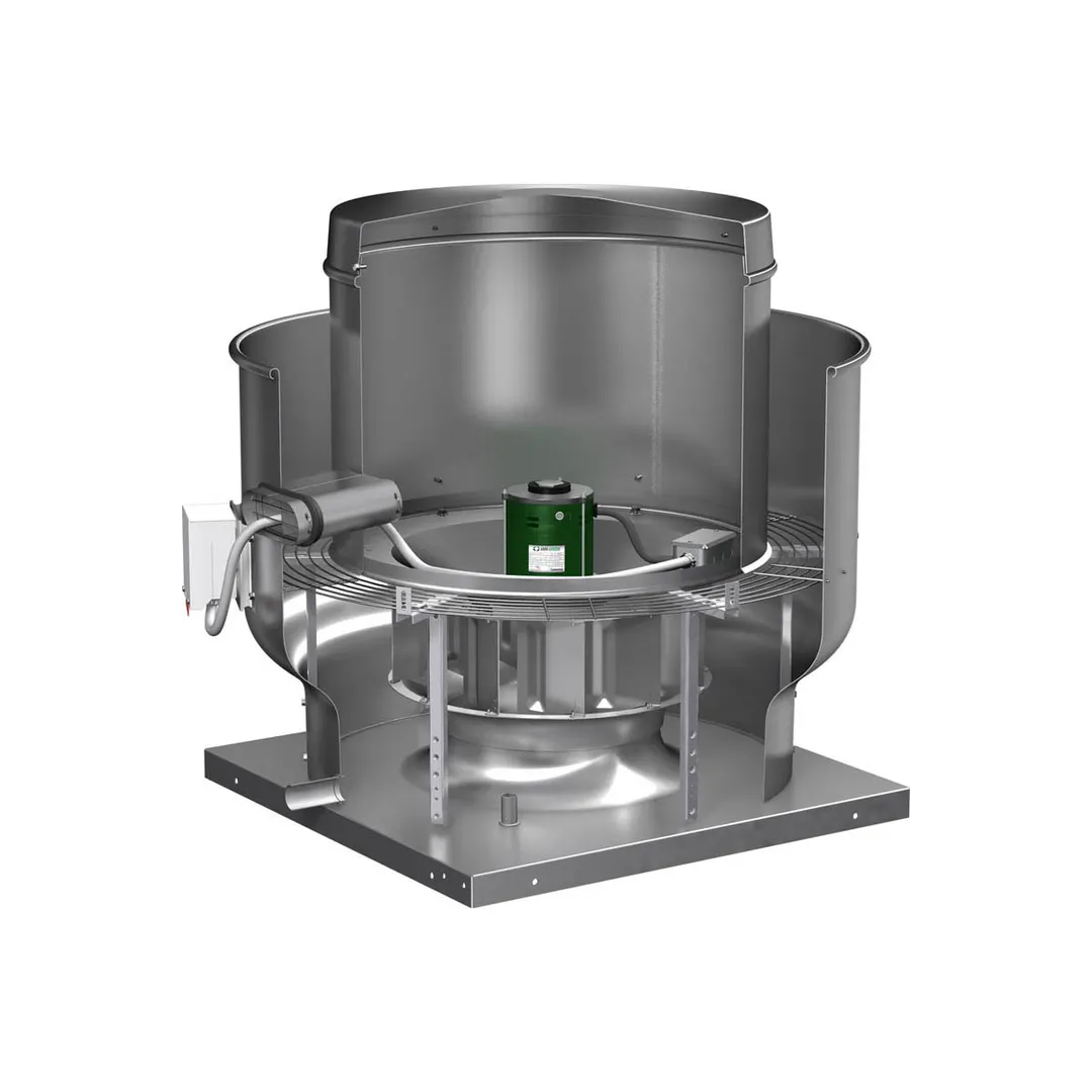 Accurex XRUD-120-VG 12" Roof Upblast Exhaust Fan, 2200 CFM, P115 Motor, Fixed Speed, GPI Adapte