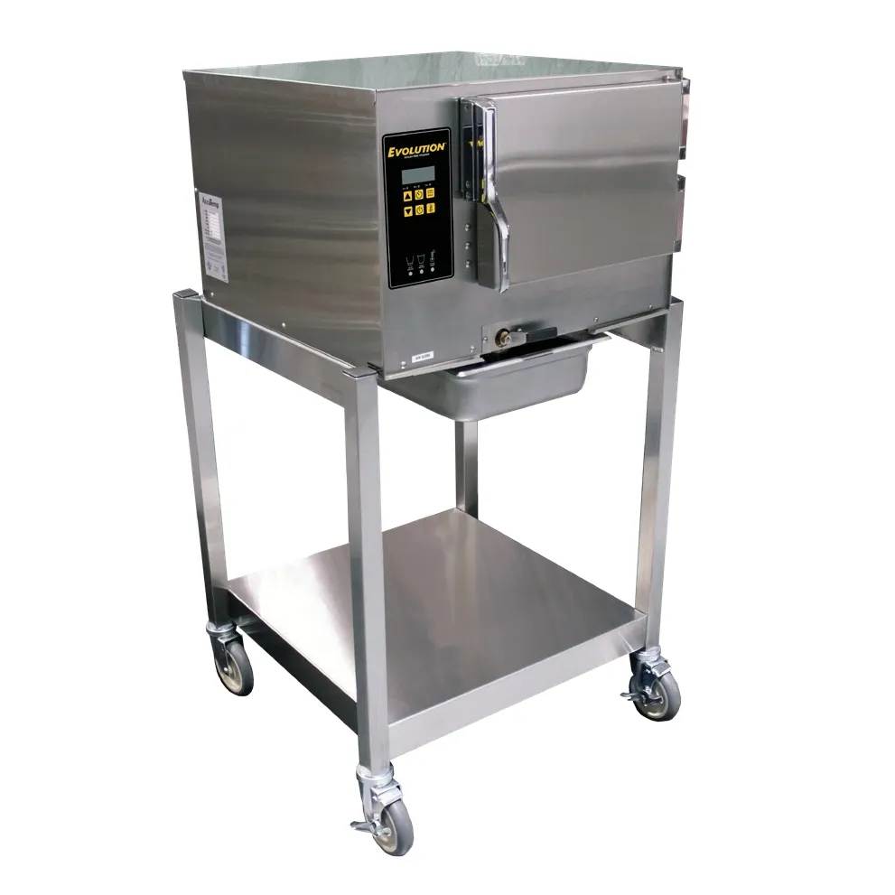 AccuTemp E32401D080 SGL 3 Pan Electric Boilerless Convection Steamer w/ Stand, Connectionless 