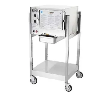 AccuTemp S34803D110 SGL 3 Pan Boilerless Convection Steamer w/ Stand, Connectionless, 480V