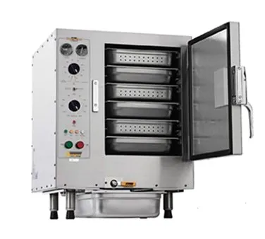 AccuTemp S62083D150 Countertop Electric Convection Steamer, Boilerless, 6 Pans
